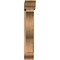 Ekena Millwork Funston Traditional Smooth Bracket w/ Offset Brace, Western Red Cedar, 7 1/2"W x 32"D x 44"H BKT0806X32X44FST01SWR - alternate 2